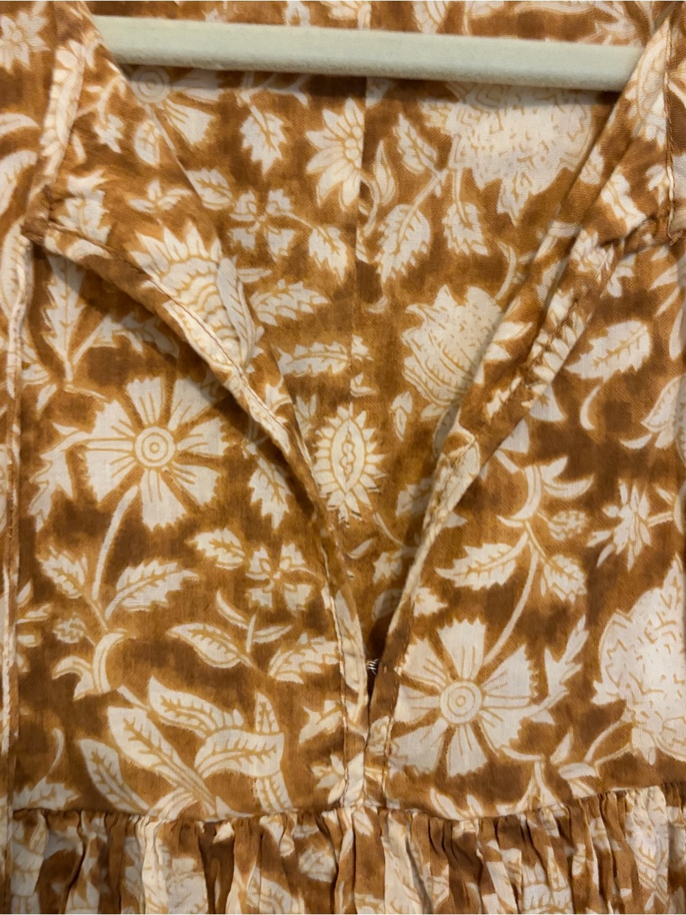 Natural Life 100% Cotton Floral Oversized Tunic Dress Sz XL X-Large - Picture 4 of 12